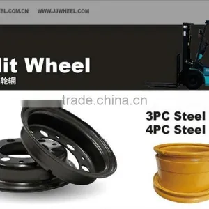 Solid Tire Forklift Rim Recommend Tire Size 7.00-12 thumbnail-6