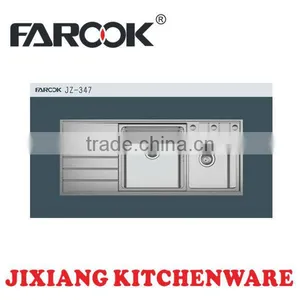Extra Deep Bowl Iran Model Stainless Steel Kitchen Sink thumbnail-1