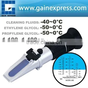 New Handheld Car Battery Antifreeze Clean Fluid Ethylene Glycol Refractometer ATC thumbnail-1