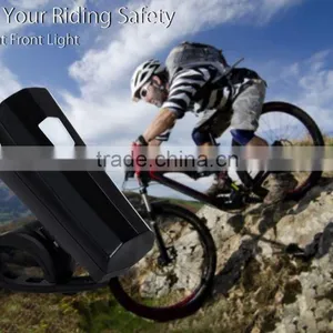Bicycle Cycling 2 LEDs Safety USB Rechargeable Water Resistant Bright Front Head Light Bike Accessories thumbnail-5