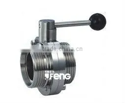 Sanitery Threaded Butterfly Valve thumbnail-1