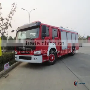 SINOTRUK HOWO 4x2 Foam Fire Truck 8m3 thumbnail-1
