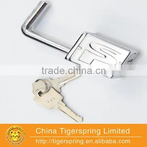 Trailer Parts of 5/8'' Steel Trailer Door Hitch Lock With Key thumbnail-5