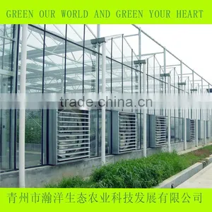 Multi Span Glass Greenhouse for Agriculture Planting thumbnail-1