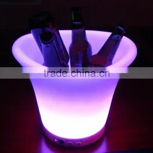 Large Capacity LED Bar Ice Bucket for Whole Sale thumbnail-1