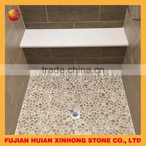 Stone Grey Pebble Tile, Stone Wall Tiles, Decorative Stone Tile thumbnail-5