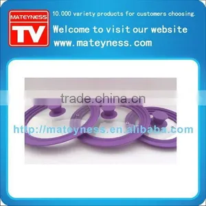 Multi Size Silicone Glass Pot Lid thumbnail-1