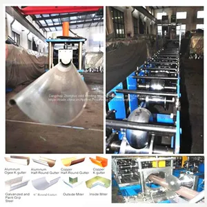 Steel Water Gutter Roll Forming Production Line thumbnail-4