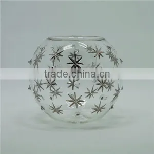 Home Wedding Sphered Glass Candle Holder Tealight Candle Holder thumbnail-1