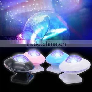 New Popular Selling Aurora Star Night Light Music Projector, UFO Design Color Diamond Music Night Light Projector For Wholesale thumbnail-2
