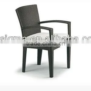 2017 Trade Assurance Comfortable Cheap pe Rattan Wicker Individual Armchairs Banquet Furniture thumbnail-1