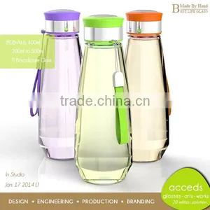 Heat Resistant Pyrex Wholesale Glass Water Bottle Kids thumbnail-4