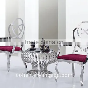 Unique Design Hotel Coffee Side End Table Made by Stainless Steel B022 thumbnail-2