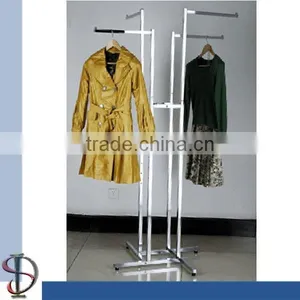 4-ways Garment Display Stand With Arm Rack thumbnail-1