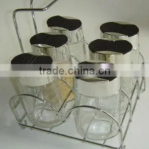 ZIBO Mini Cylinder Glass Kit for Spices Set With Frame thumbnail-1
