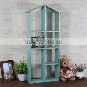 Modern Decorative Wooden Storage Display Racks on Wall thumbnail-5