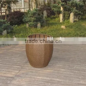 Pineapple Aluminum Hamper Outdoor Furniture Rattan Storage Boxs thumbnail-6