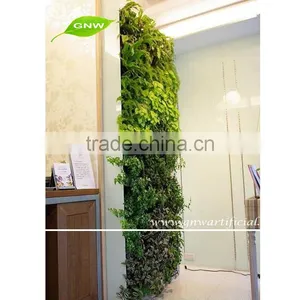 GNW GLW088 Simulate Living Wall Indoor Decorative Artificial Moss Grass Wall for Decoration thumbnail-1