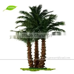 Artificial Mini Plastic Palm Tree Simulation Trees for Home Ornament APM046 GNW thumbnail-1