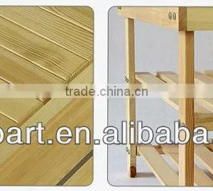 Pine Wooden Shoes Shelf thumbnail-4