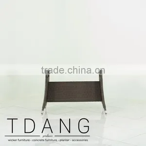 Salinas Console Wicker Table- Outdoor Rattan Console Table thumbnail-3