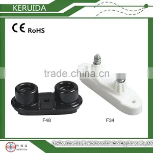 F-48 Porcelain Electric Fence Pin Insulator for Telephone Line thumbnail-1