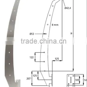 JINXIN Balustrade Inox/Metal Balustrade/Handrail Balustrade thumbnail-1
