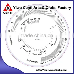 Custom Four Color Imprinted Plastic 2 Wheel BMI Calculator thumbnail-3
