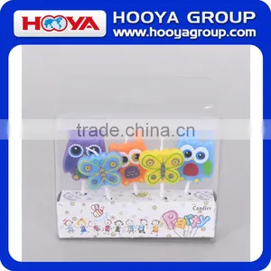 Butterfly and Owl Shaped Children Birthday Party Candle thumbnail-2