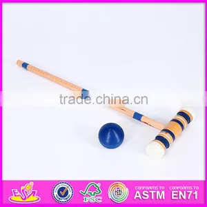 2016 Outdoor Garden 6 Player Funny Children Wooden Croquet Game W01A166 thumbnail-3