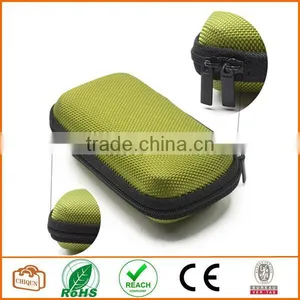 Rectangle Shaped Hard Earphone Headset EVA Case for MP3/MP4 Bluetooth Earphone Earbuds With Mesh Pocket thumbnail-1