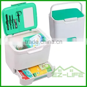2016 New Design Plastic Wholesale Rattan Hearing Organizer First Aid Storage Box/kit for Home thumbnail-6