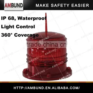 Solar Mining Obstacle Light/ Flashing Obstruction Light/ LED Warning Beacon/ Solar Mining Light/ Aviation Light thumbnail-1