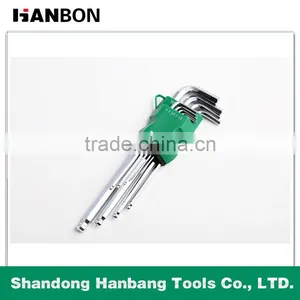 9Pcs Long Arm Ball Point Hex Key Set(Metric) thumbnail-5