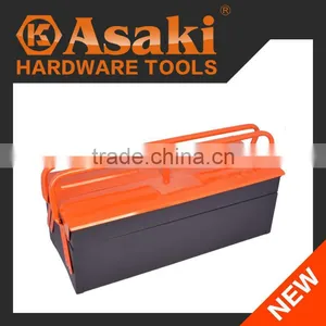 AK-9756 New Design 2-Level Metal Tool Box With Two Slip Handle thumbnail-1