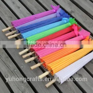 Handmade Silk Parasol Bamboo for Promotion thumbnail-2