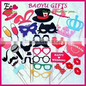 31 Pcs/Set Fashion Funny Photo Booth Props Hat Mustache On A Stick Wedding Birthday Party Favor Wedding Props Wedding Decoration thumbnail-1