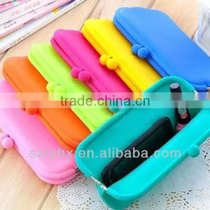Candy Color Large Silicone Coin Wallet South Korean Cute Coin Receive Package Cable Headset Box thumbnail-1