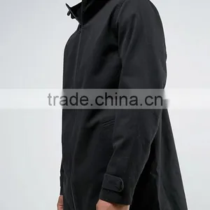 Wholesale Xinlan Best Price High Quality New Design Durable Lightweight 100% Cotton Black Running Casual Men Jacket thumbnail-3