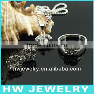 Fashion 925 Silver Jewelry Set thumbnail-1