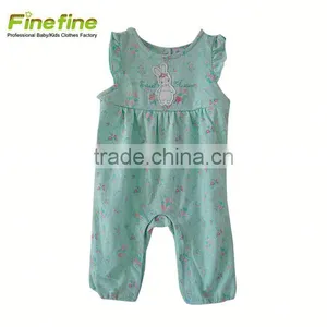 Hot Sale Beautiful Cotton Kids Baby Rompers Oem Sets thumbnail-4