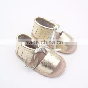 Wholesale Children Leather Baby Design Shoes Soft Sole thumbnail-3