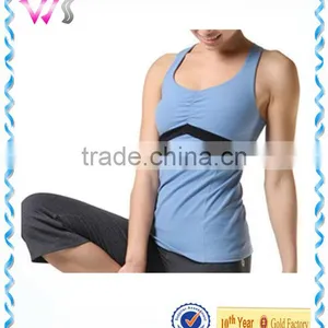 Breathable Polyester Spandex Yoga Wear Fitness Wear Fitness Tank Top thumbnail-1