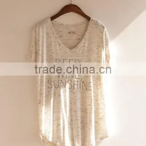 New Design Summer Female Lace Shirt V-neck Sleeveless Chiffon T-shirt thumbnail-6