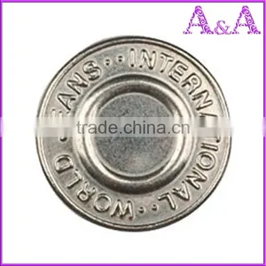 Jeans Button Jacket Metal Buttons thumbnail-1