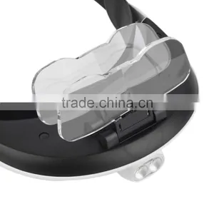 2017 Hot Selling 2 LED Headband Glasses Illuminated Magnifier Loupe Single/Bi-plate Magnifications 5 Lens thumbnail-2