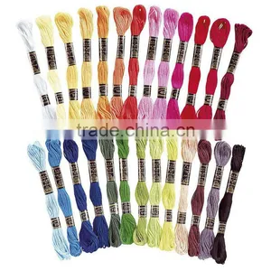 Made in China 100% Cotton Floss Thread, Hank Yarn Available thumbnail-2