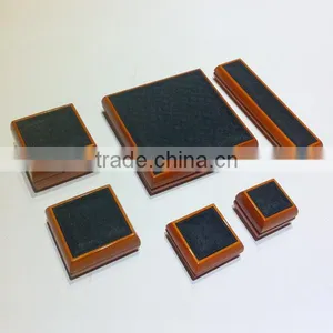Premium Leather Wooden Ring/Watch/bangle/Bracelet/Pendant/Necklace/Earring Jewelry Box thumbnail-1