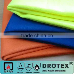 100%Cotton150gsm UPF 50+ Yellow and Navy Blue Color for Shirt thumbnail-1