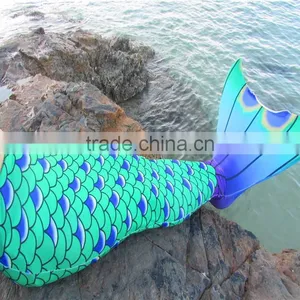 Children Swimming Pool Bag Monofin Swimsuit Mermaid Tail Costumes thumbnail-3
